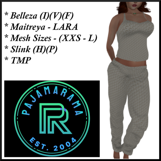 PAJAMARAMA - CHRISTMAS (P1) MOOSEWHITE BAG