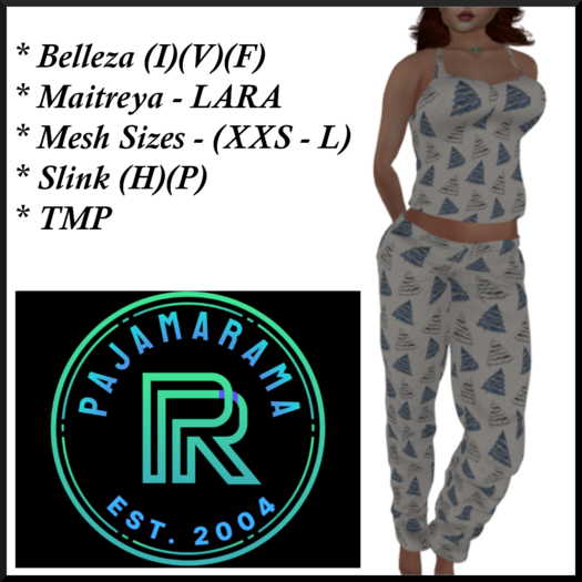 PAJAMARAMA - CHRISTMAS (P1) TREES BLUE BAG