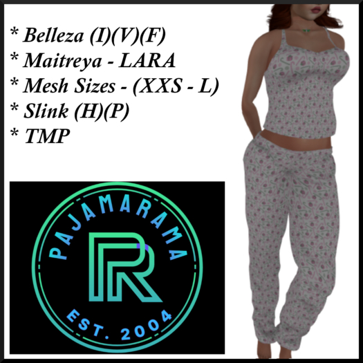 PAJAMARAMA - CHRISTMAS (P3) CANDYCANEWHITE BAG