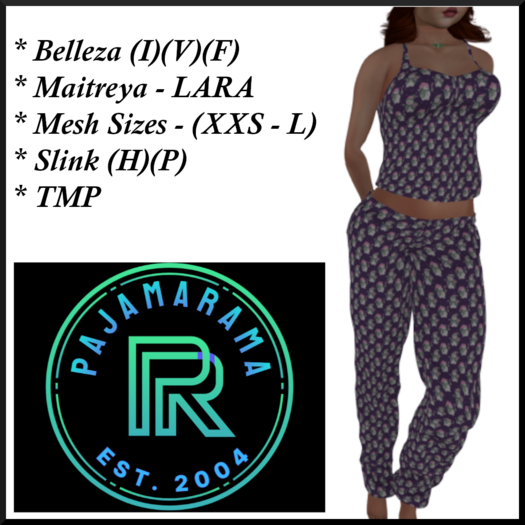 PAJAMARAMA - CHRISTMAS (P4) SNOWMANPURPLE BAG