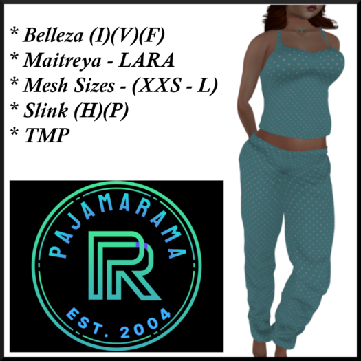 PAJAMARAMA - CHRISTMAS (P5) POLKADOTBLUE BAG