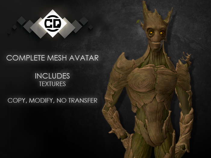 ◁.:CQ:. Groot Adult Bento Avatar▷