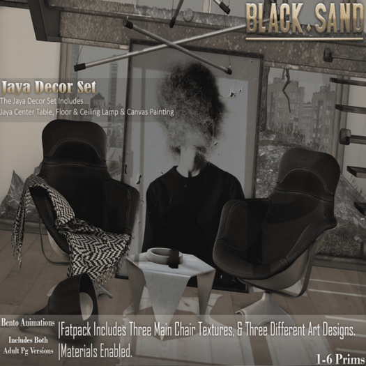 Black . Sand ▶Jaya Decor Set◀