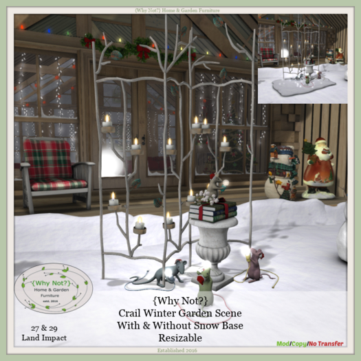 {Why Not?} Crail Winter Garden Scene-Boxed