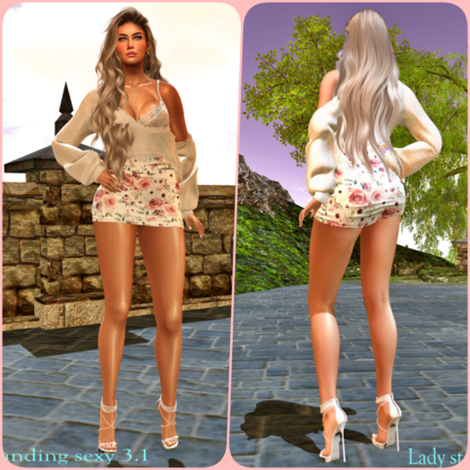Lady standing sexy 3.1 & 3.2 Pose package