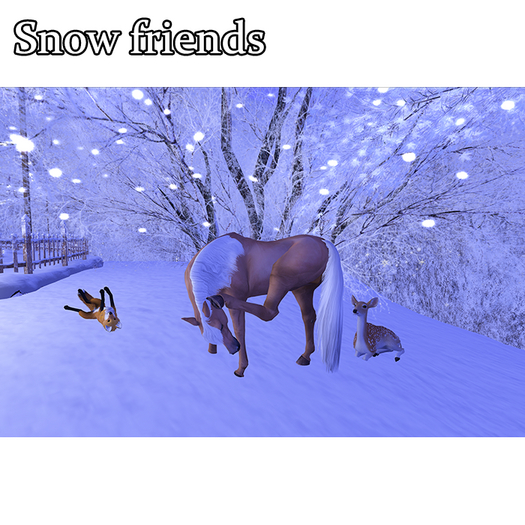 Photo art - Snow friends
