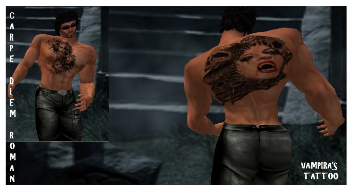 Vampira's Bite Tattoo