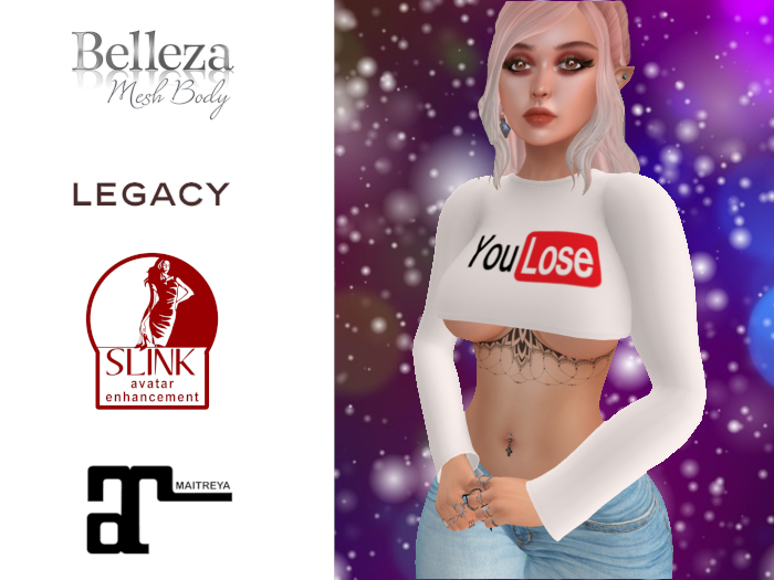 You Lose LS Crop Top 