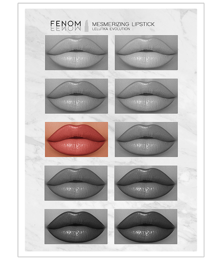 Fenom. Mesmerizing Lipstick [Lelutka HD] Demo