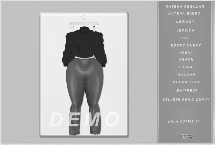 R2A- LOLA OUTFIT DEMO