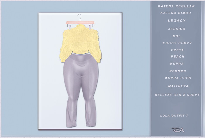 R2A- LOLA OUTFIT 7