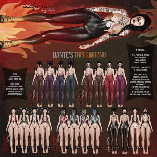 THIS IS WRONG Dante's - RARE