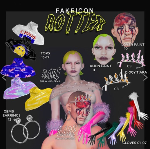 FAKEICON / rotter gacha / F 14 top holo