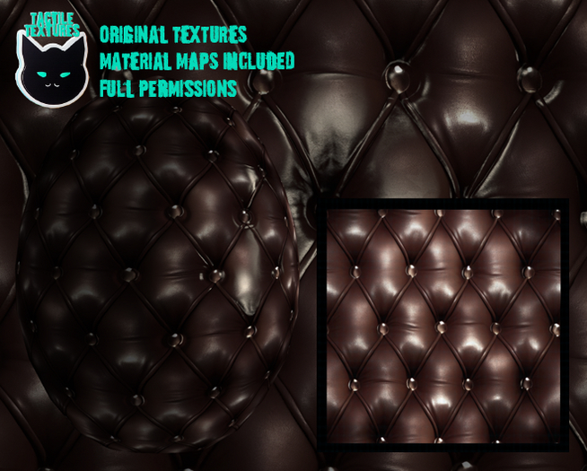 ::T:: Materials Texture: Tufted Leather Natural 1g (espresso)