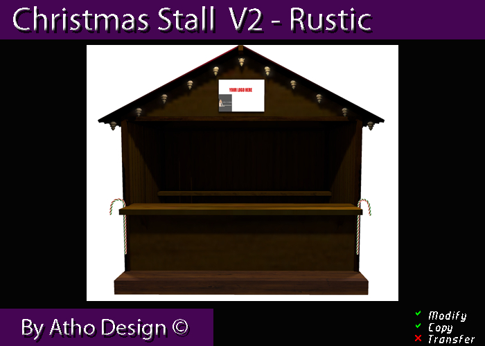 Christmas Stall V2 - Rustic