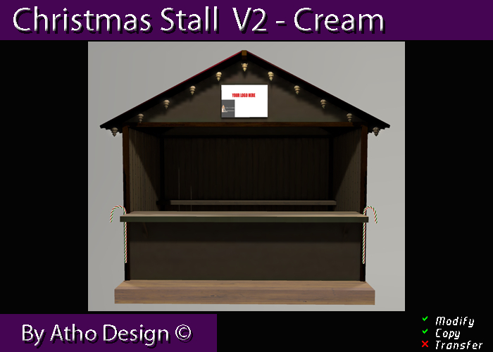 Christmas Stall V2 - Cream