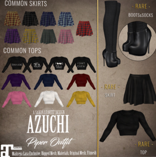 [Azuchi] Piper Top Red *Maitreya Only*