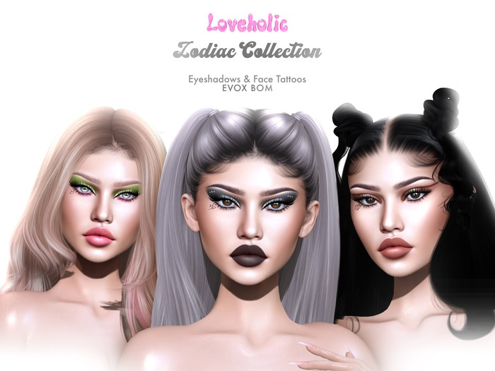 #Loveholic - Zodiac Signs (Eyeshadows & Tattoos)