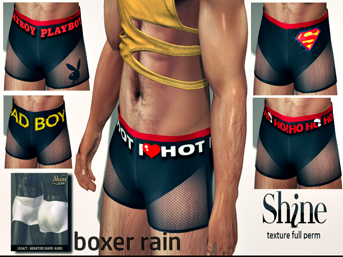 AJ  [SHINE FULL PERM] BOXER RAIN  _TEXTURE FULL PERM 1