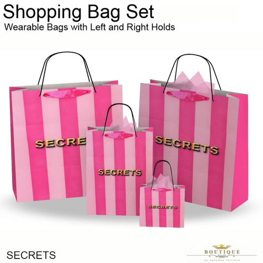 SECRETS Designer Shopping Bags To Wear (ADD ME)
