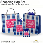 SHOWER & SUDS Designer Shopping Bags To Wear (ADD ME)