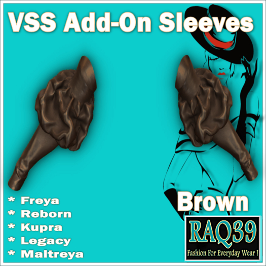 [R39] VSS Add-On Sleeves-Brown