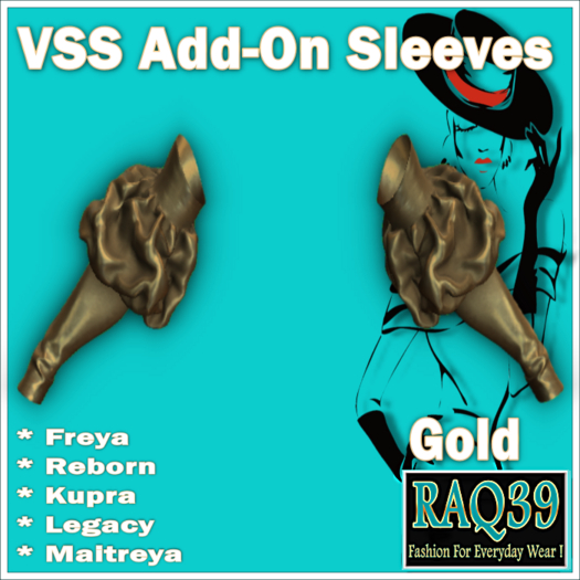[R39] VSS Add-On Sleeves-Gold