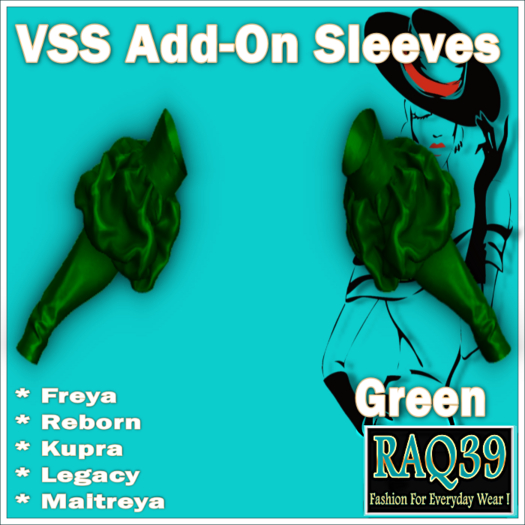 [R39] VSS Add-On Sleeves-Green