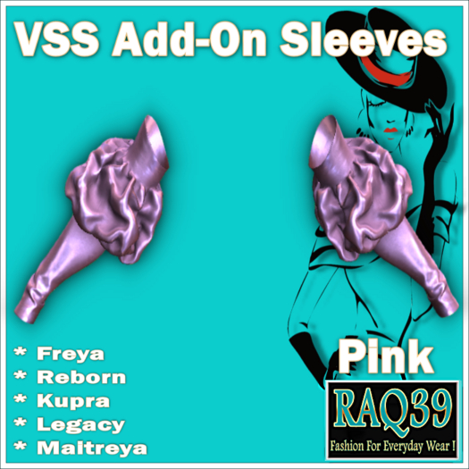 [R39] VSS Add-On Sleeves-Pink