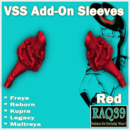 [R39] VSS Add-On Sleeves-Red