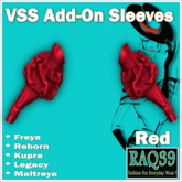 [R39] VSS Add-On Sleeves-Red