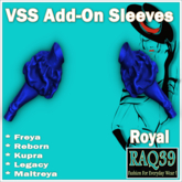 [R39] VSS Add-On Sleeves-Royal