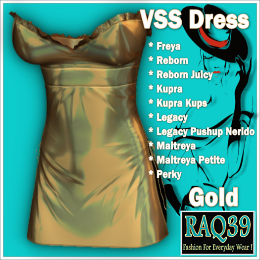 [R39] VSS Dress-Gold