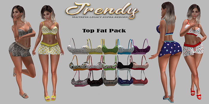 Jrendy Pajama Top FatPack