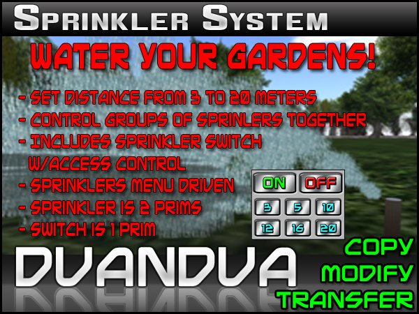 Dvandva Sprinkler System - Builders