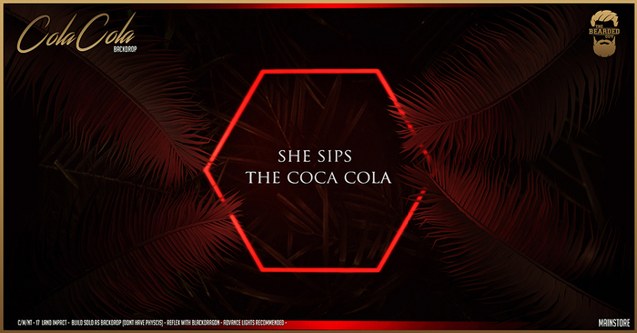 Cola Cola Backdrop - The Bearded Guy