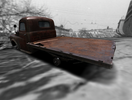 Old Abandoned Truck (display only) 