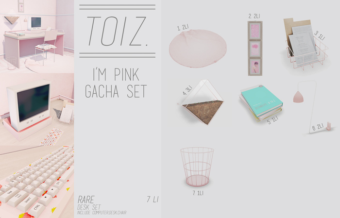 Toiz. (1) i'm pink rug
