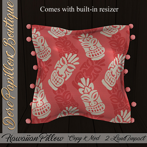DPB Hawaiian Pillow - No 10