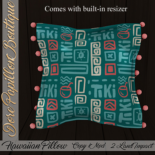 DPB Hawaiian Pillow - No 6