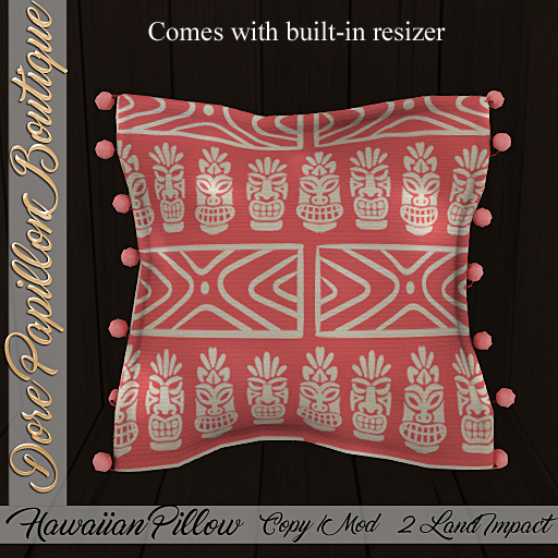 DPB Hawaiian Pillow - No 5
