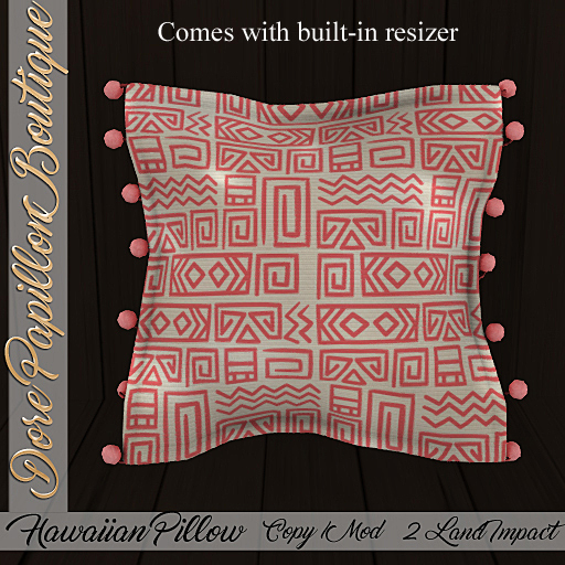 DPB Hawaiian Pillow - No 4