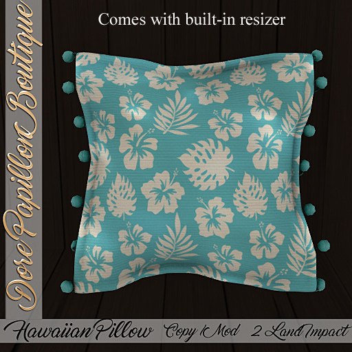 DPB Hawaiian Pillow - No 3