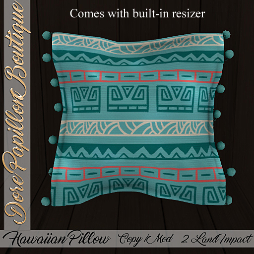 DPB Hawaiian Pillow - No 2