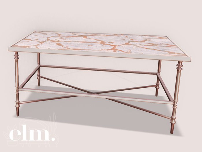 Elm. Dahlia Coffee Table [Copper]