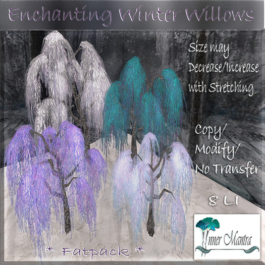 +Inner mantra+  Enchanting Winter Willows Fatpack