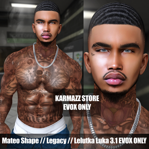 KARMAZZ Mateo Shape - Lelutka Luka Head 3.1 EVOX - Legacy