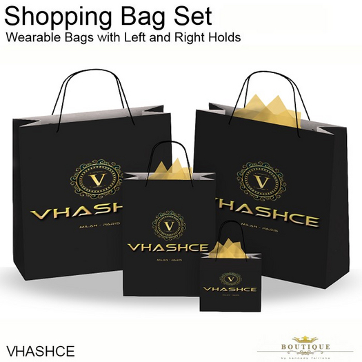 VHASHCE Designer Shopping Bags To Wear (ADD ME)