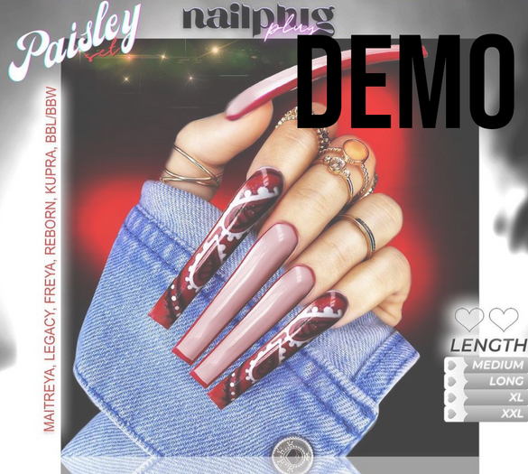 NAILPLUG - Paisley Set DEMO