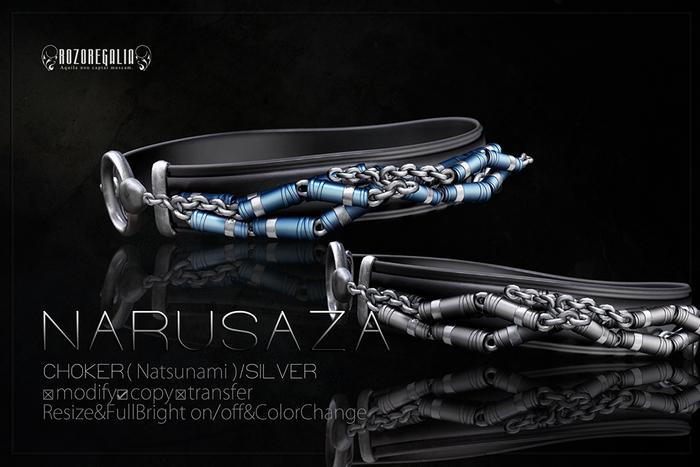 ROZOREGALIA_NARUSAZA*CHOKER(Natsunami)_Silver